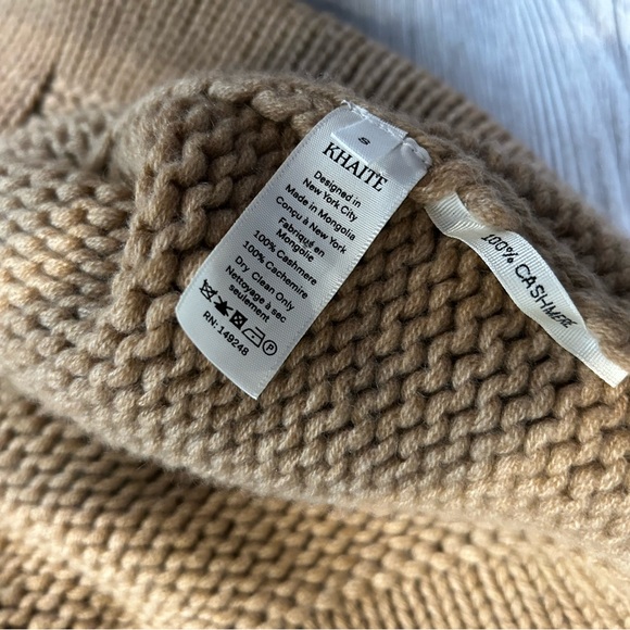 Khaite Filip Cashmere Sweater Coat Size Small - Picture 4 of 4